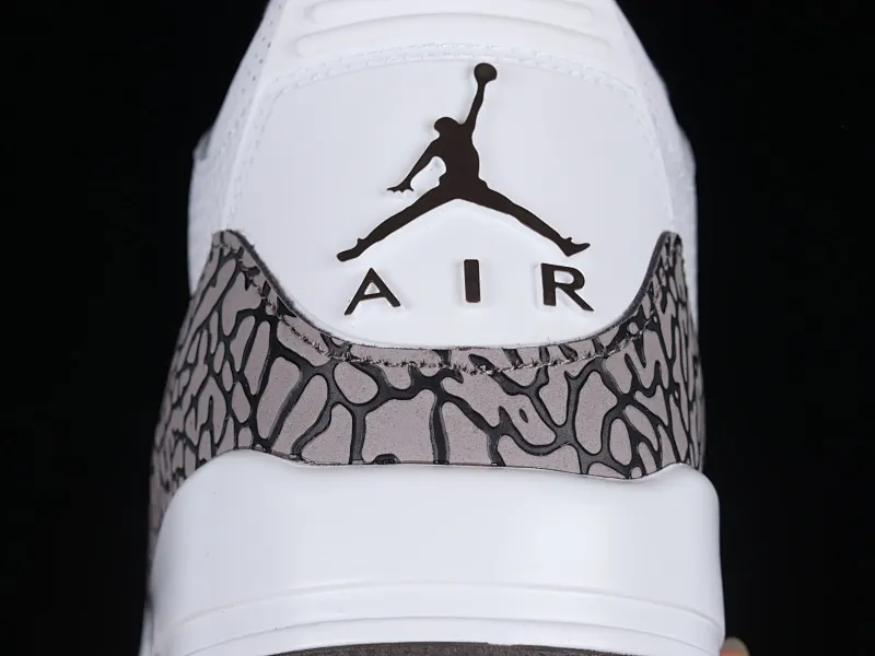 All categories Air Jordan Jordan series basketball shoes Air Jordan 3 Air Jordan 3 "Mocha" AJ3 Joe 3 Mocha white coffee burst pattern replica basketball shoes 136064-122